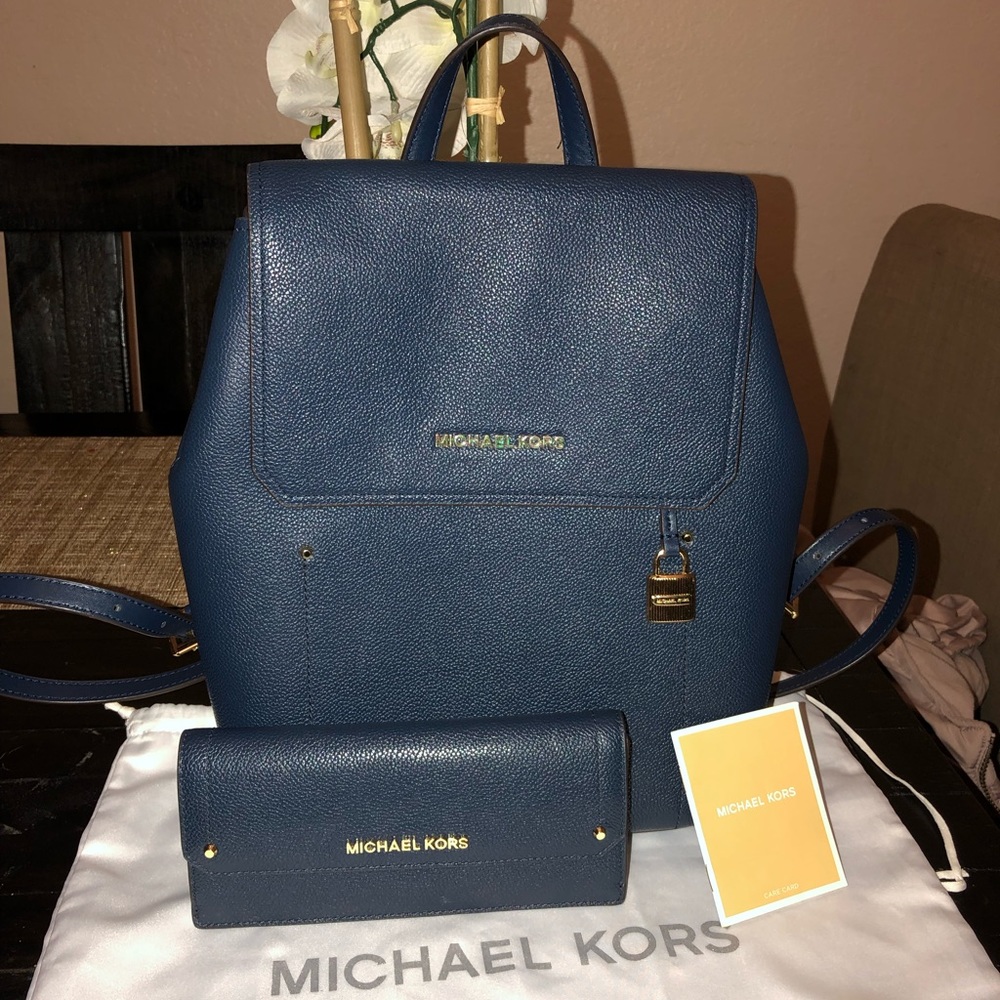Michael Kors backpack and Wallet 100%Authentic